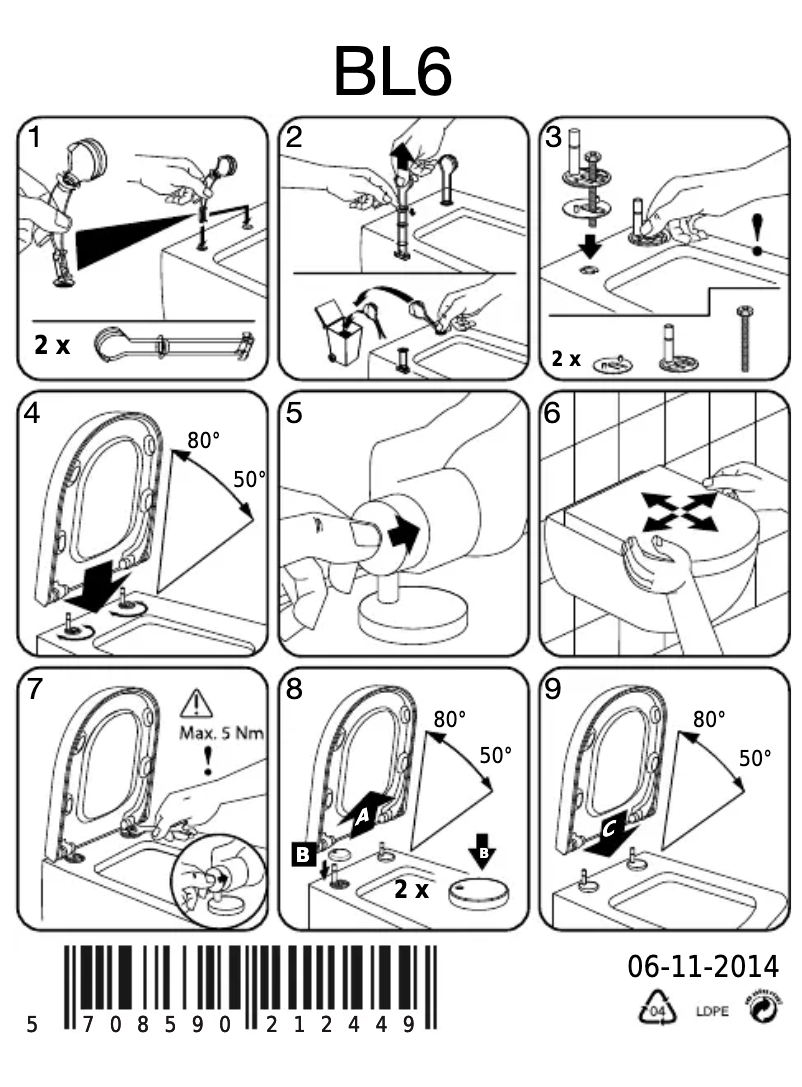 Image de la première page du manuel de l'appareil Sway D