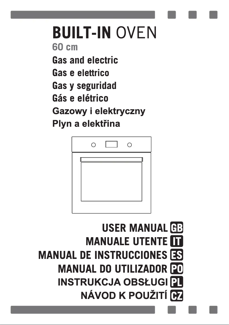 Page 1 de la notice Manuel utilisateur Candy OCGE02TX
