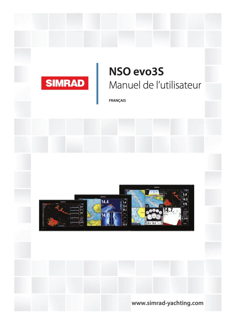 Page 1 de la notice Manuel utilisateur Simrad NSO evo3S