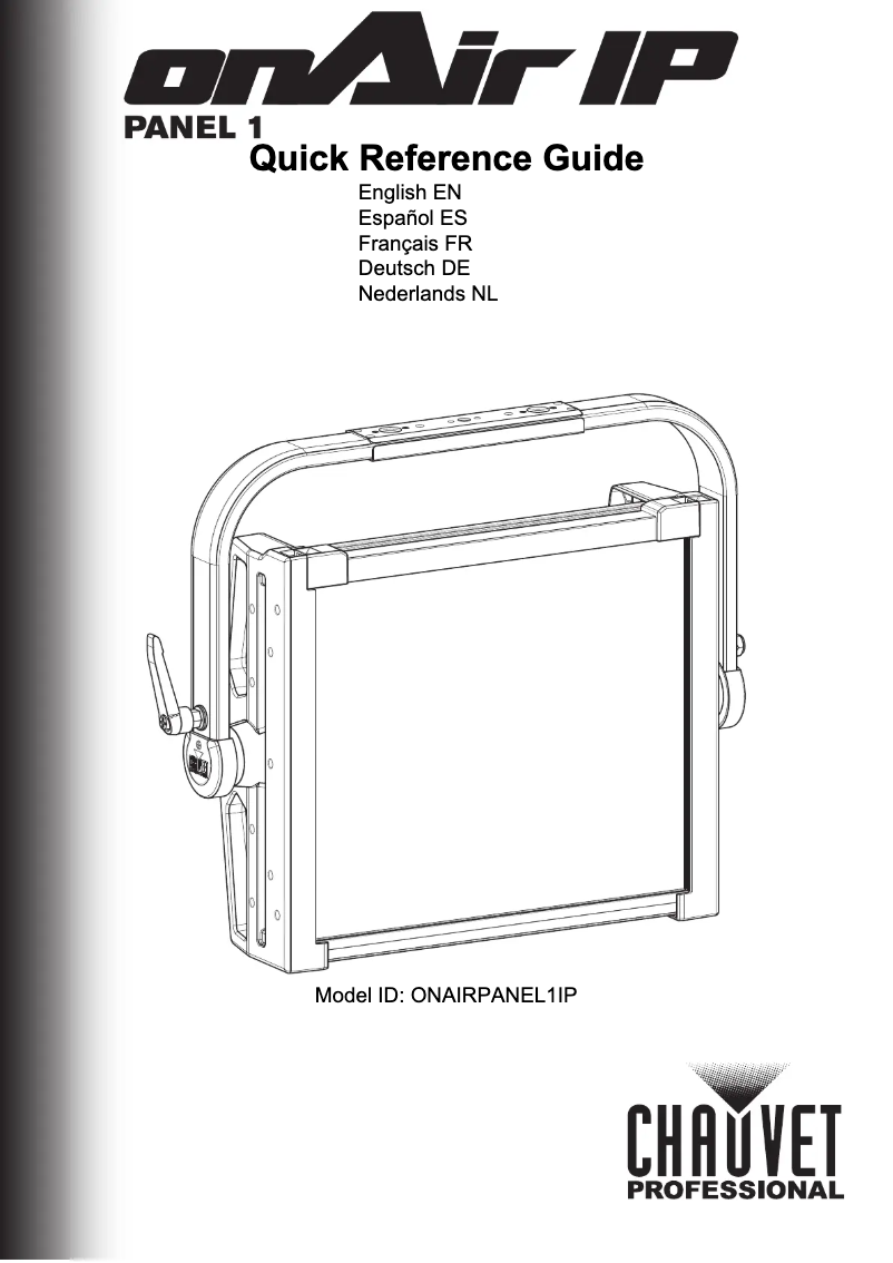 Image de la première page du manuel de l'appareil OnAir Panel 1 IP