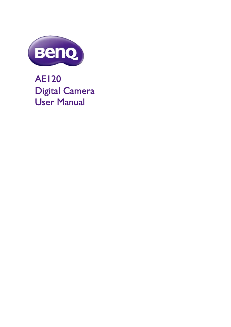 Page 1 de la notice Manuel utilisateur BenQ 9H.A2H01.7AA