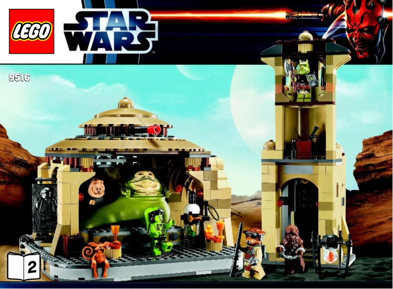 Page n°1 - Manuel utilisateur Lego Jabba's Palace (TM)
