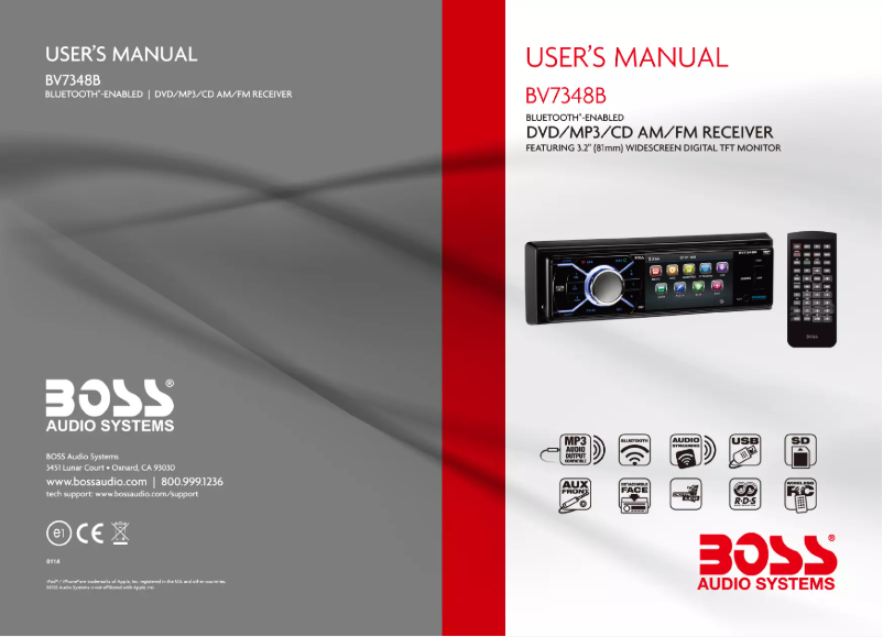 Image de la première page du manuel de l'appareil BV7348B