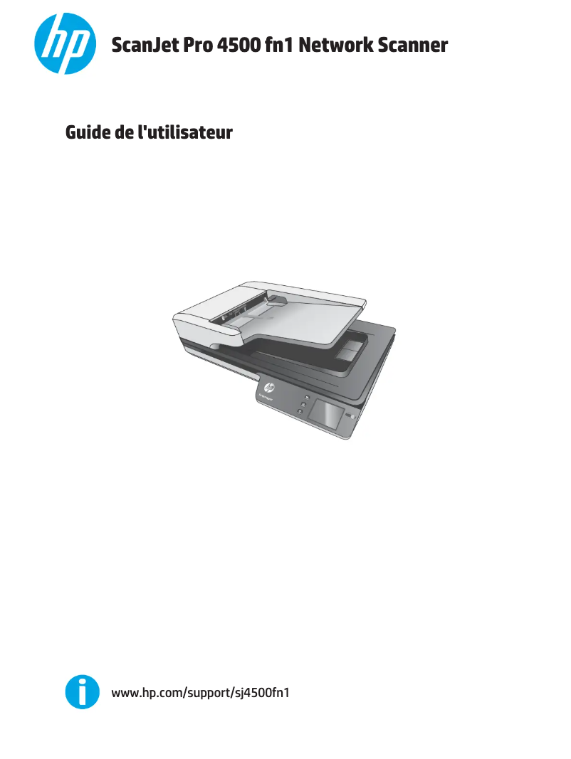 Page n°1 - Manuel utilisateur HP ScanJet Pro 4500 fn1