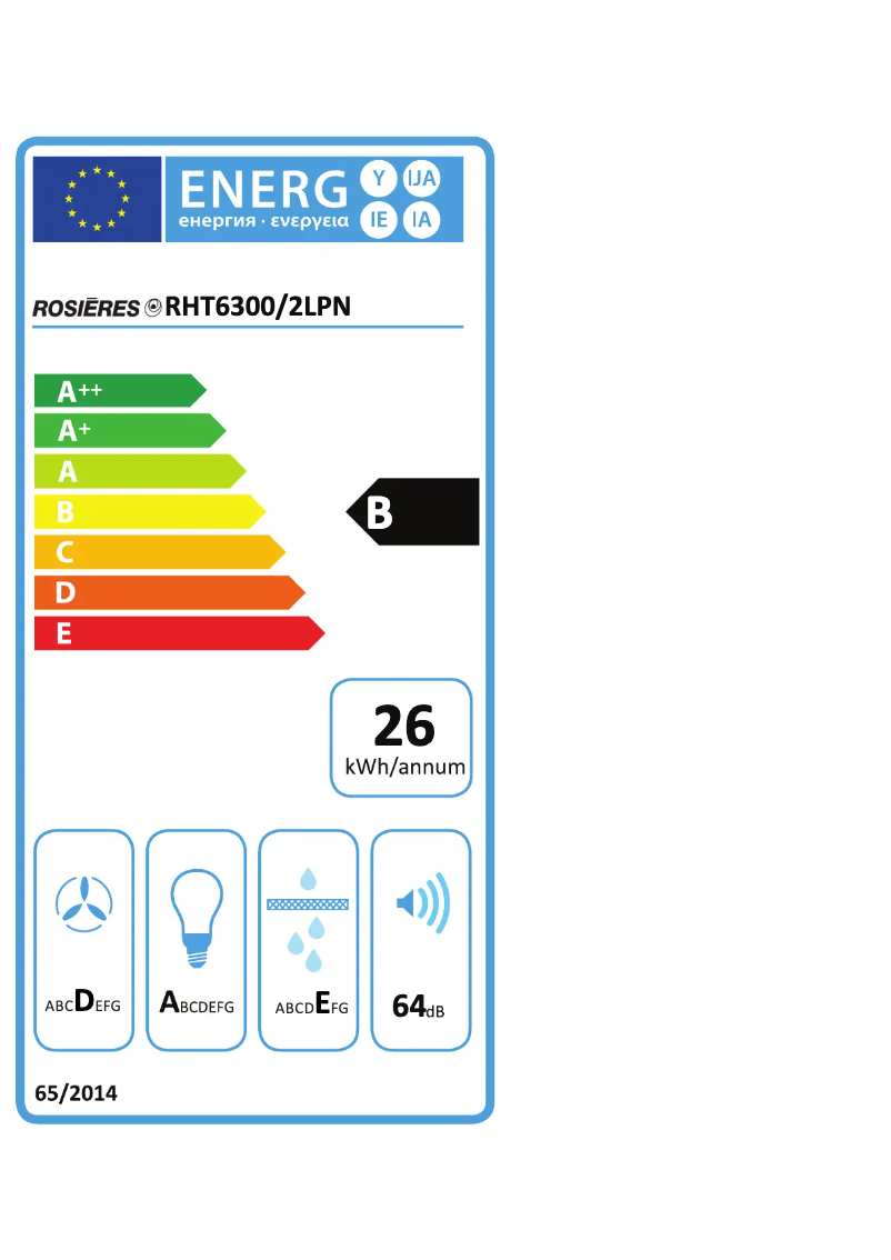 Image de la première page du manuel de l'appareil RHT6300LPN