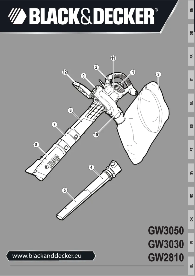 Página 1 del manual Manual de usuario Black & Decker GW3050