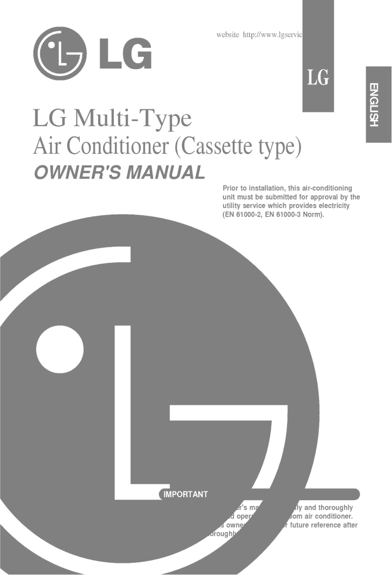 Page 1 de la notice Manuel utilisateur LG LMNC126TEC0