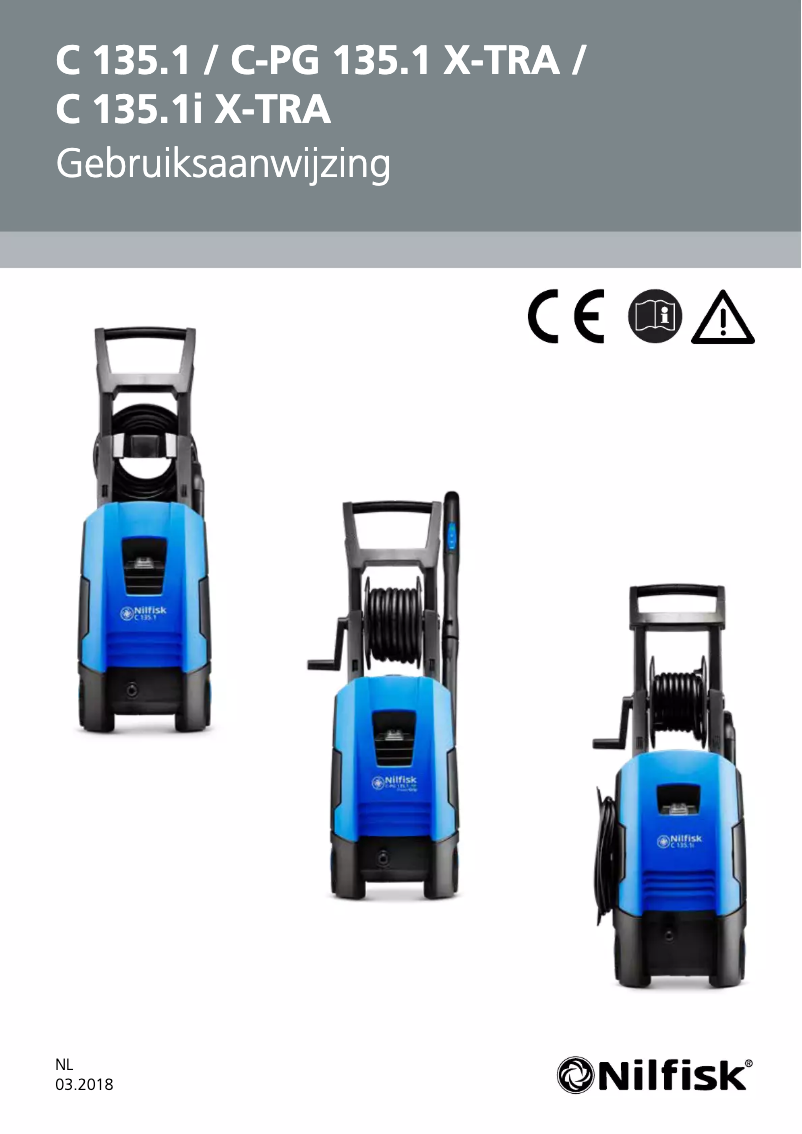 Page 1 de la notice Manuel utilisateur Nilfisk C 135.1-8 PAD(8)
