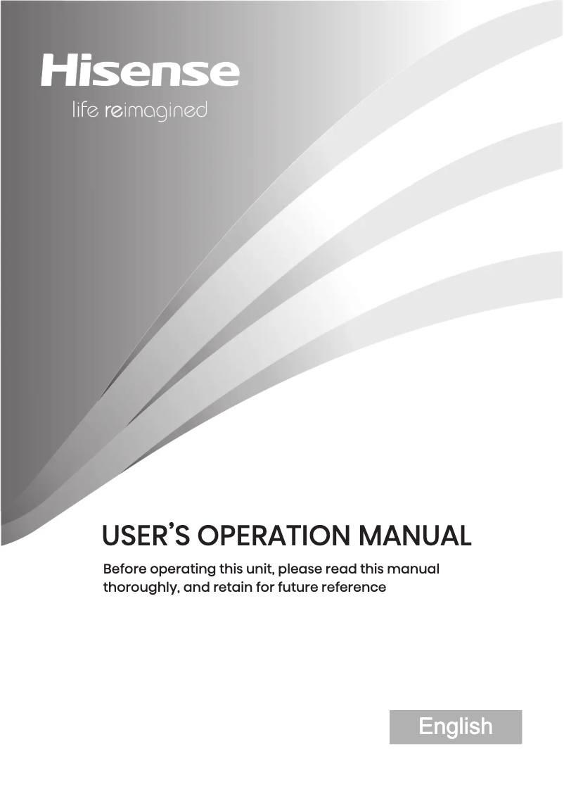 Image de la première page du manuel de l'appareil HRSBS632BW