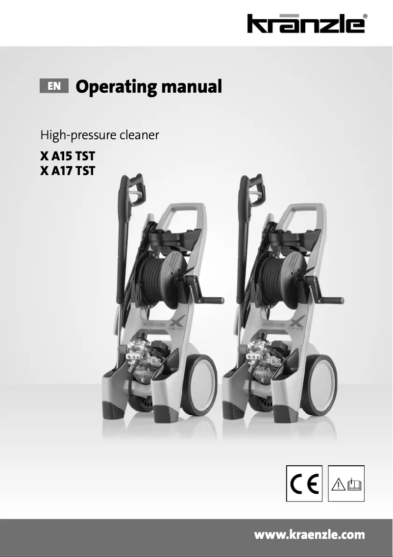 Page n°1 - Manuel utilisateur Kränzle X A17 TST