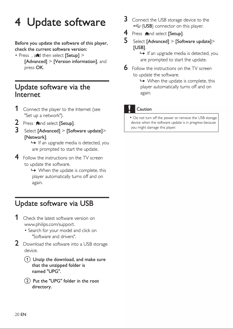 Page 1 de la notice Guide d'installation Philips BDP5500