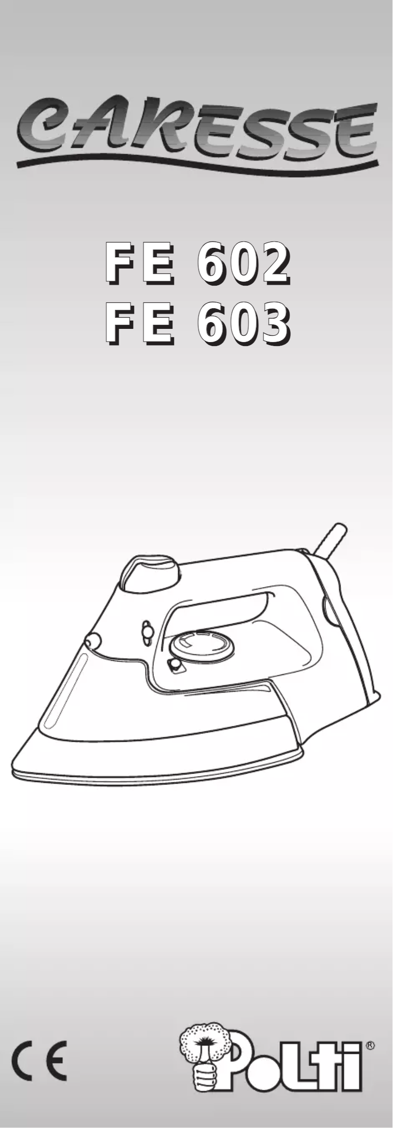 Image de la première page du manuel de l'appareil Caresse FE603