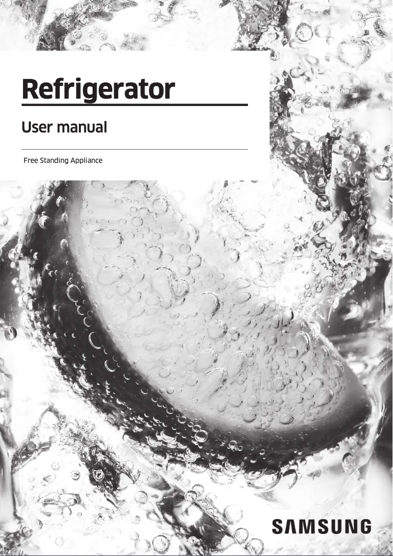 Page n°1 - Manuel utilisateur Samsung RS73R5561F8