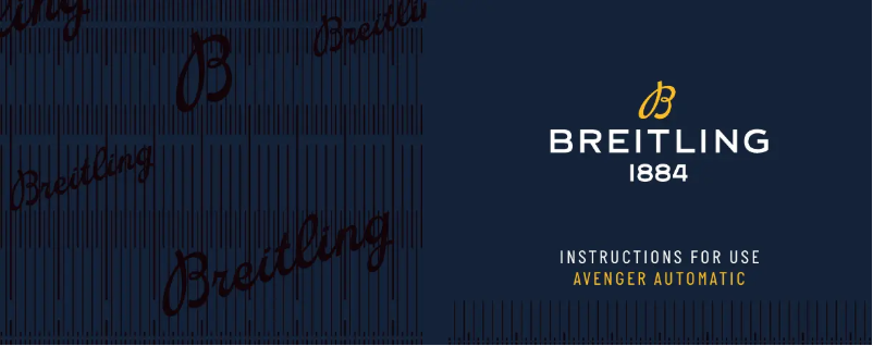 Página 1 del manual Manual de usuario Breitling Avenger Automatic