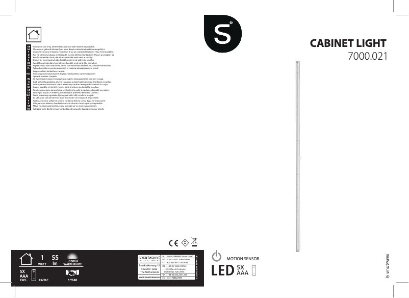 Page 1 of the manual User Manual Smartwares 7000.021