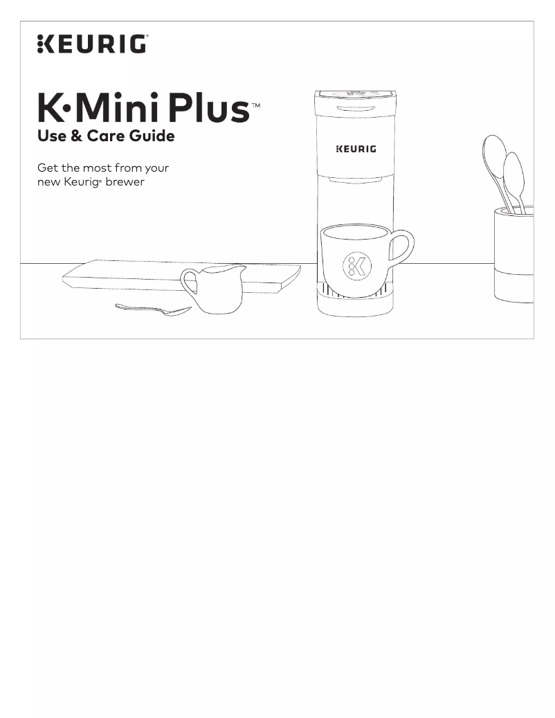 Page n°1 - Manuel d'utilisation et d'entretien Keurig K-Mini Plus