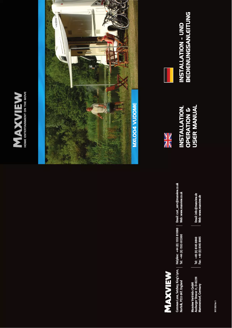 Image de la première page du manuel de l'appareil VuDome MXL004