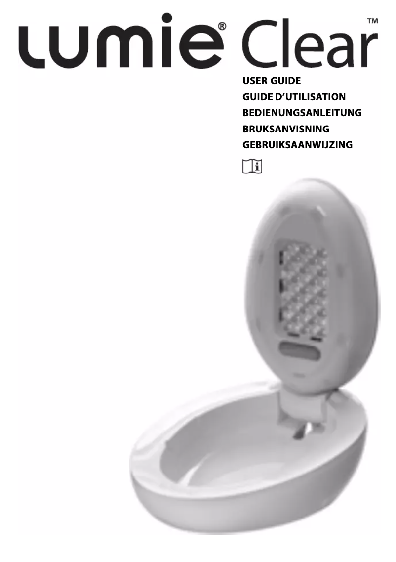 Image de la première page du manuel de l'appareil Clear