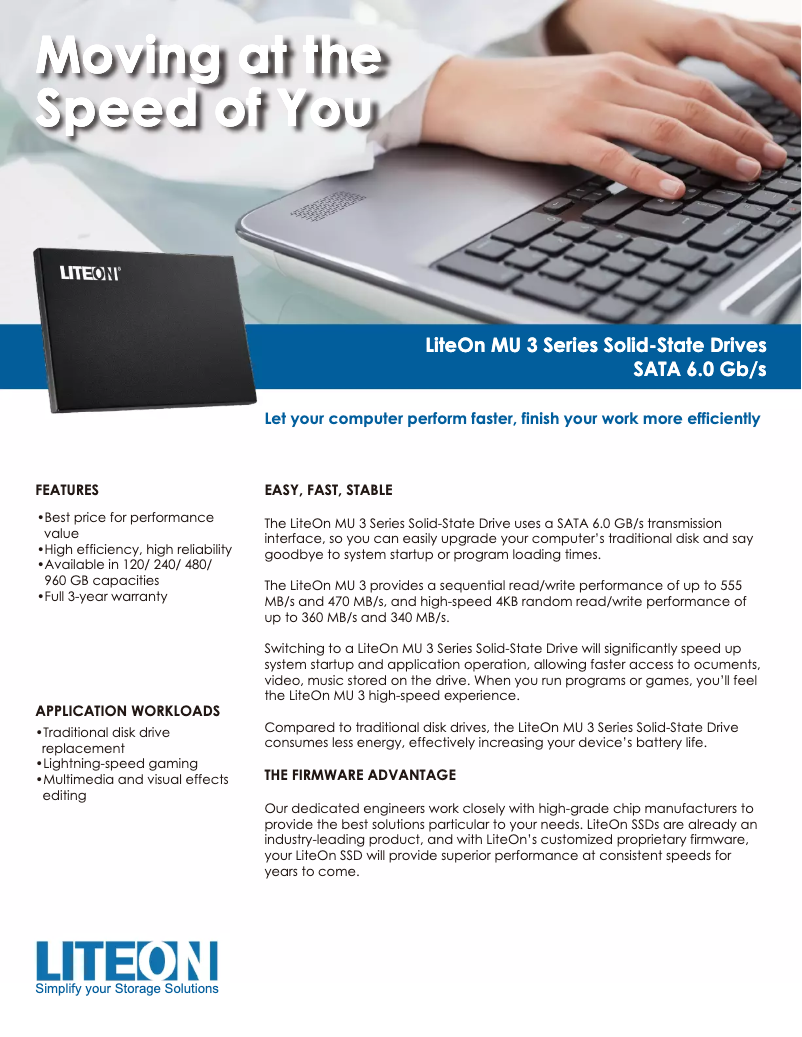 Image de la première page du manuel de l'appareil MU 3