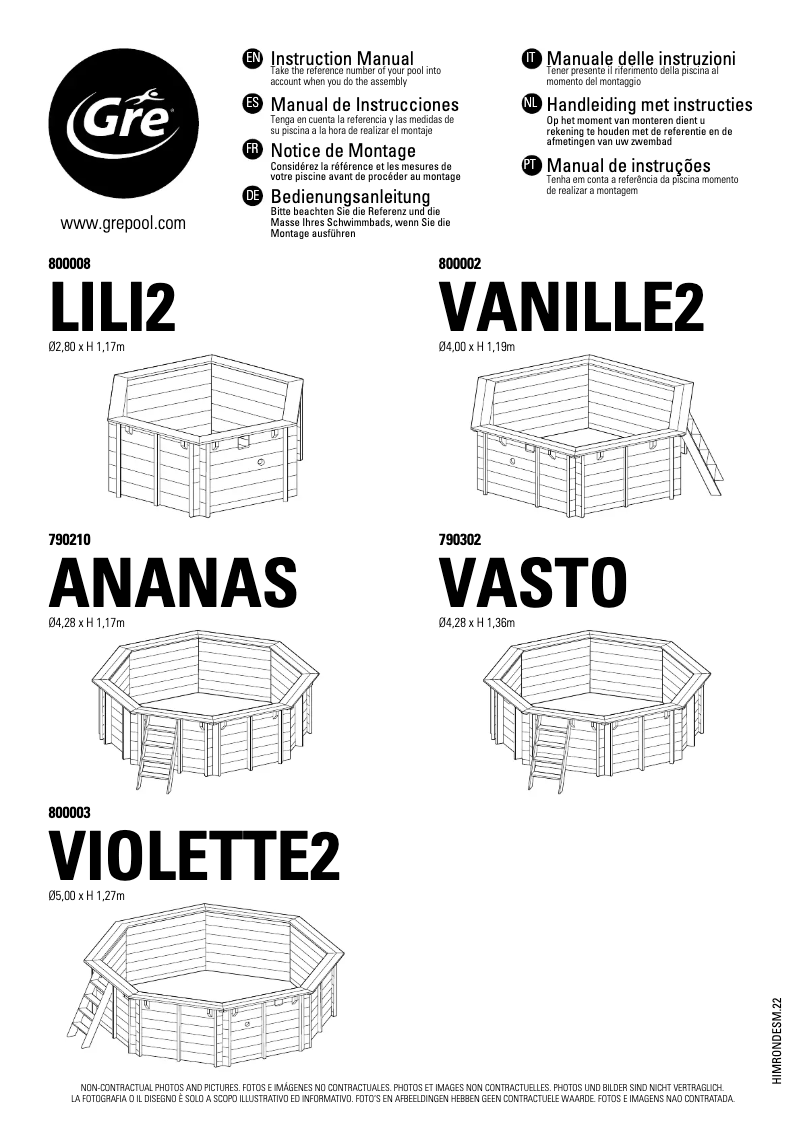 Image de la première page du manuel de l'appareil 790302