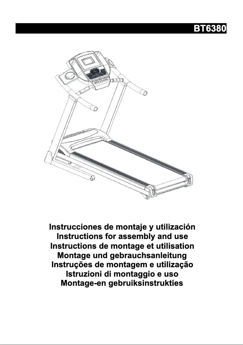 Image de la première page du manuel de l'appareil BT6380