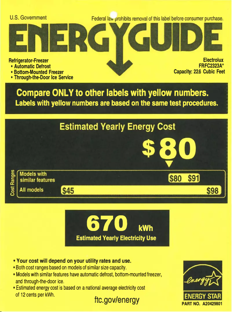 Image de la première page du manuel de l'appareil FRFC2323AS
