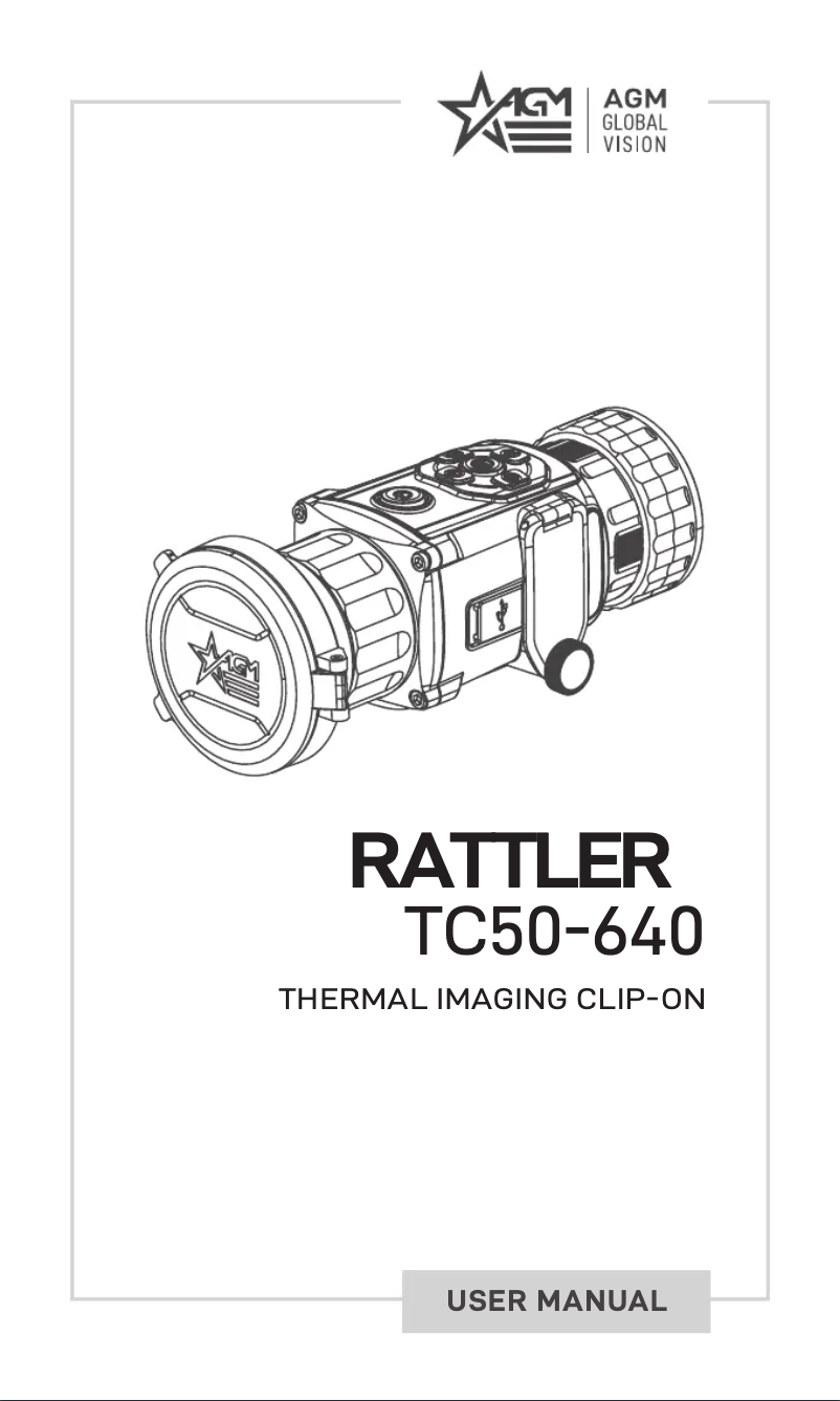 Page 1 de la notice Manuel utilisateur AGM Rattler TC50-640