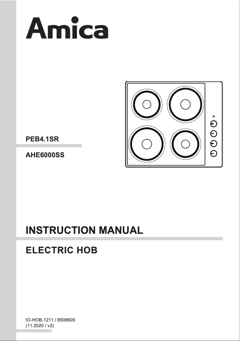 Image de la première page du manuel de l'appareil AHE6000SS