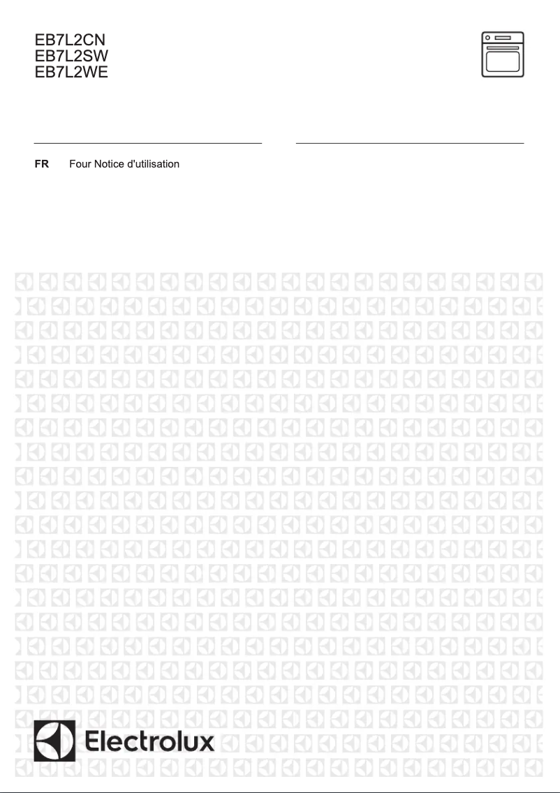 Page 1 de la notice Manuel utilisateur Electrolux EB7L2CN