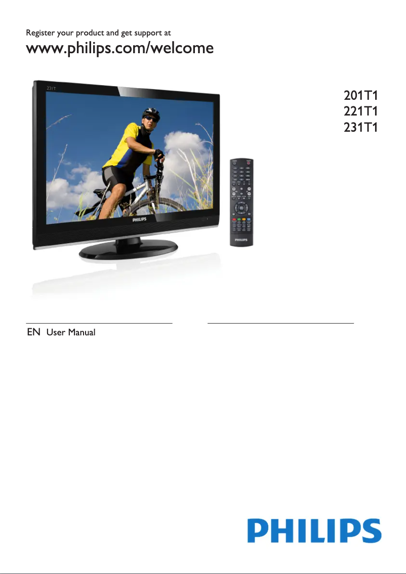 Page n°1 - Manuel utilisateur Philips 231T1