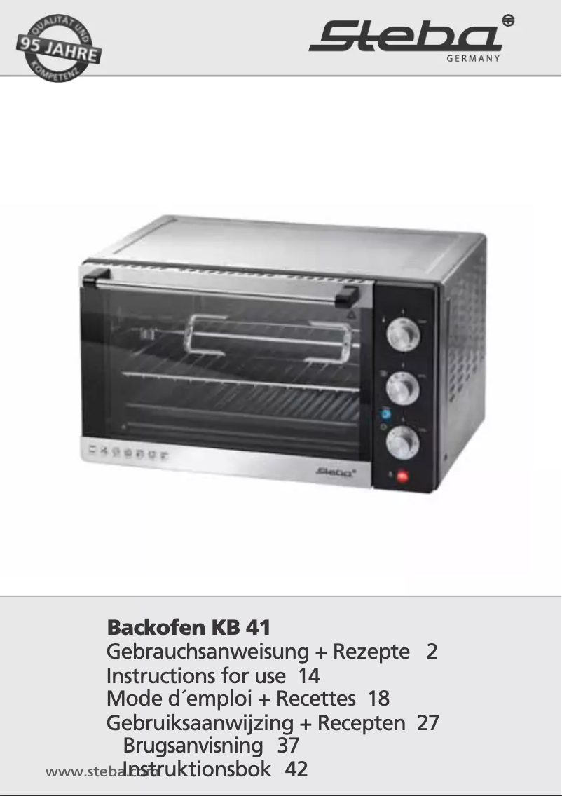Image de la première page du manuel de l'appareil KB 41