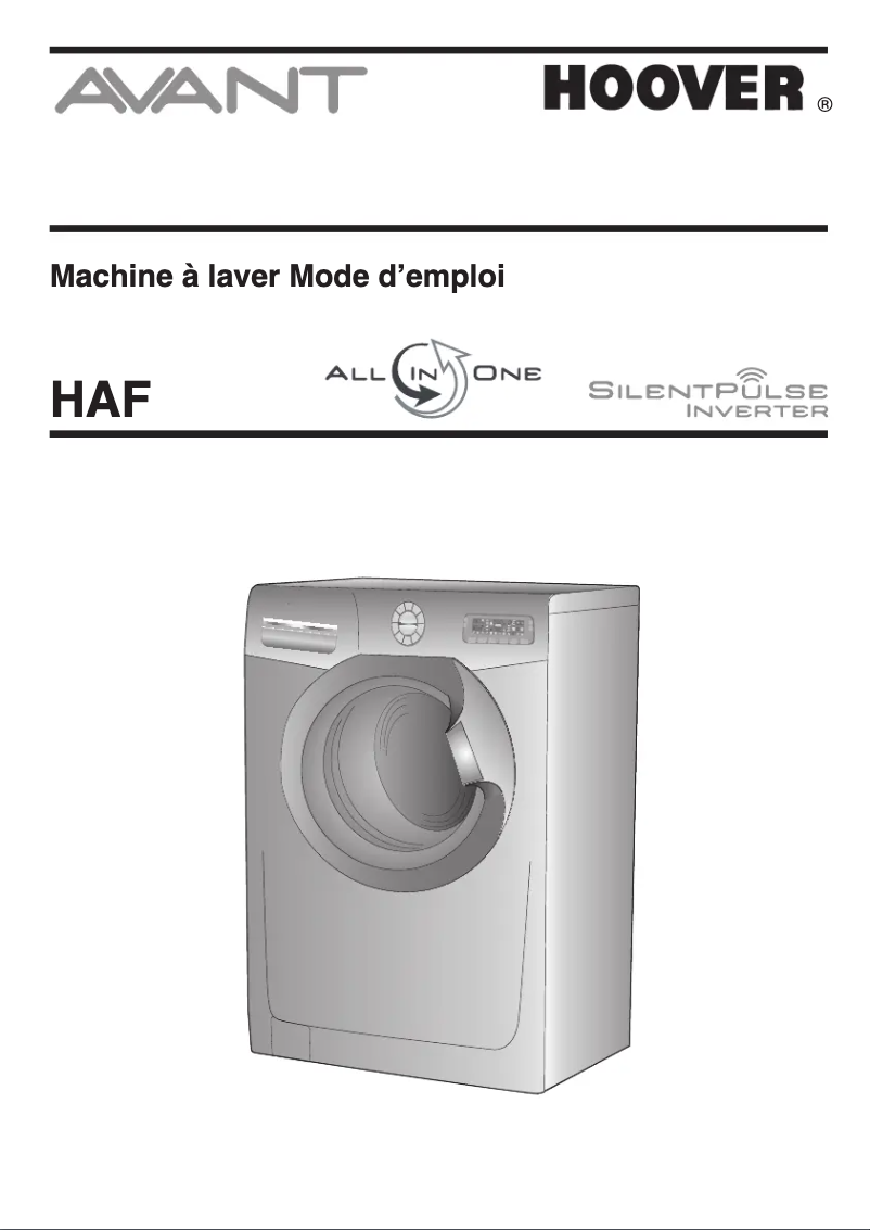 Page n°1 - Manuel utilisateur Hoover HAF 11146PG8/1-47