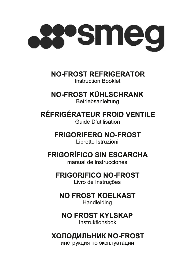 Página 1 del manual Manual de usuario Smeg FD48PXNF3