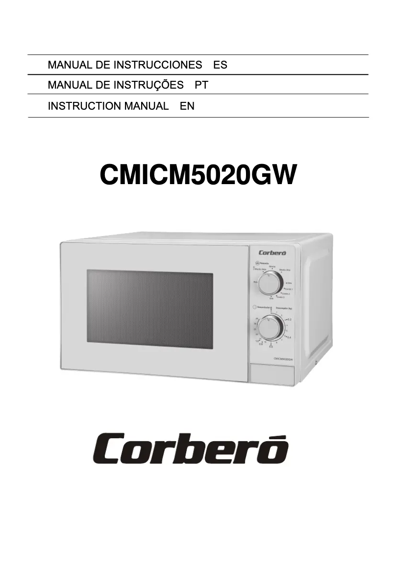 Page 1 de la notice Manuel utilisateur Corbero CMICM5020GW