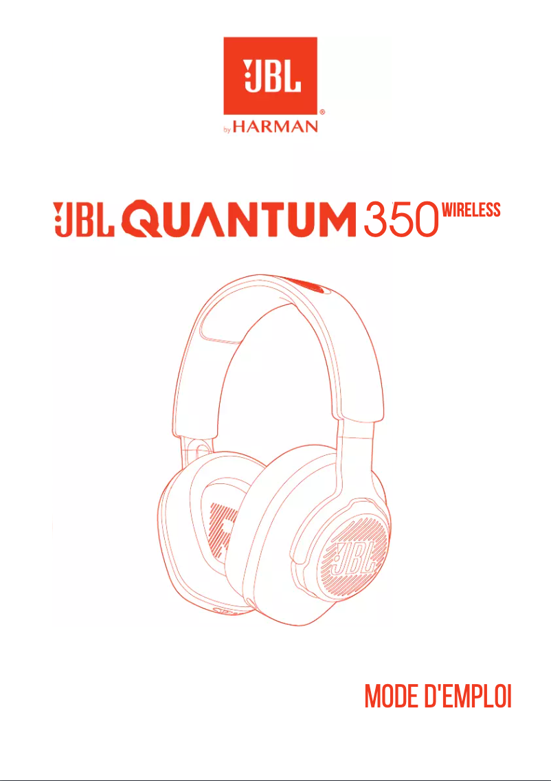 Page 1 de la notice Manuel utilisateur JBL Quantum 350 Wireless