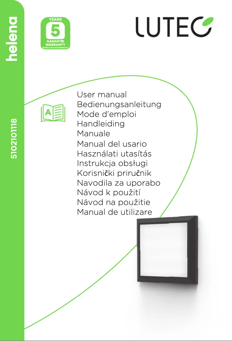Página 1 del manual Manual de usuario Lutec Helena