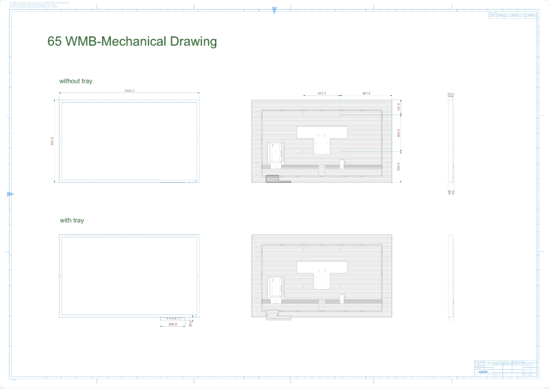 Imagen de la primera página del manual del dispositivo WM65B