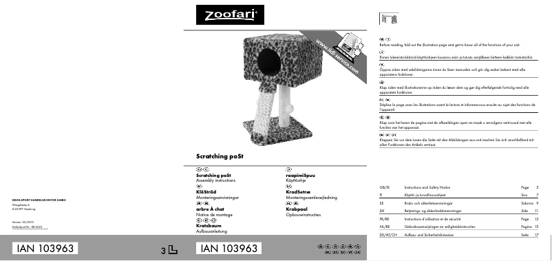 Página 1 del manual Manual de usuario Zoofari IAN 103963