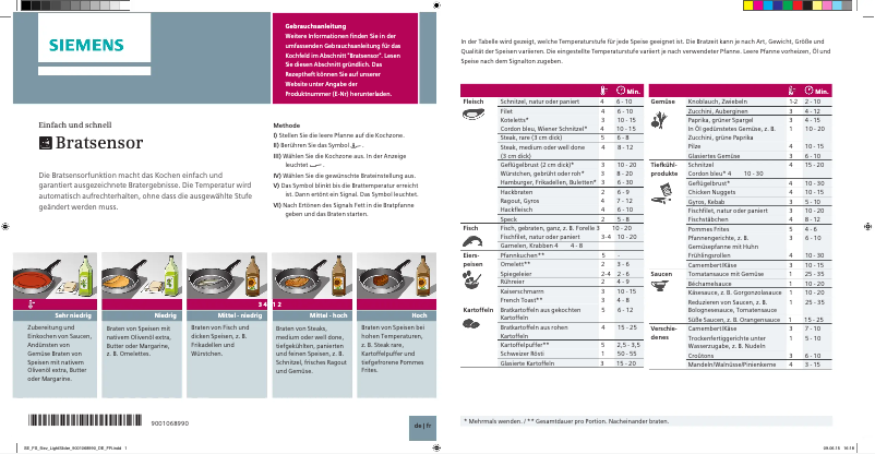 Page 1 de la notice Manuel utilisateur Siemens EX807LX57E