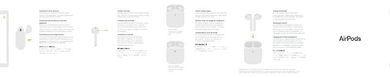 Page n°1 - Guide de démarrage rapide Apple AirPods