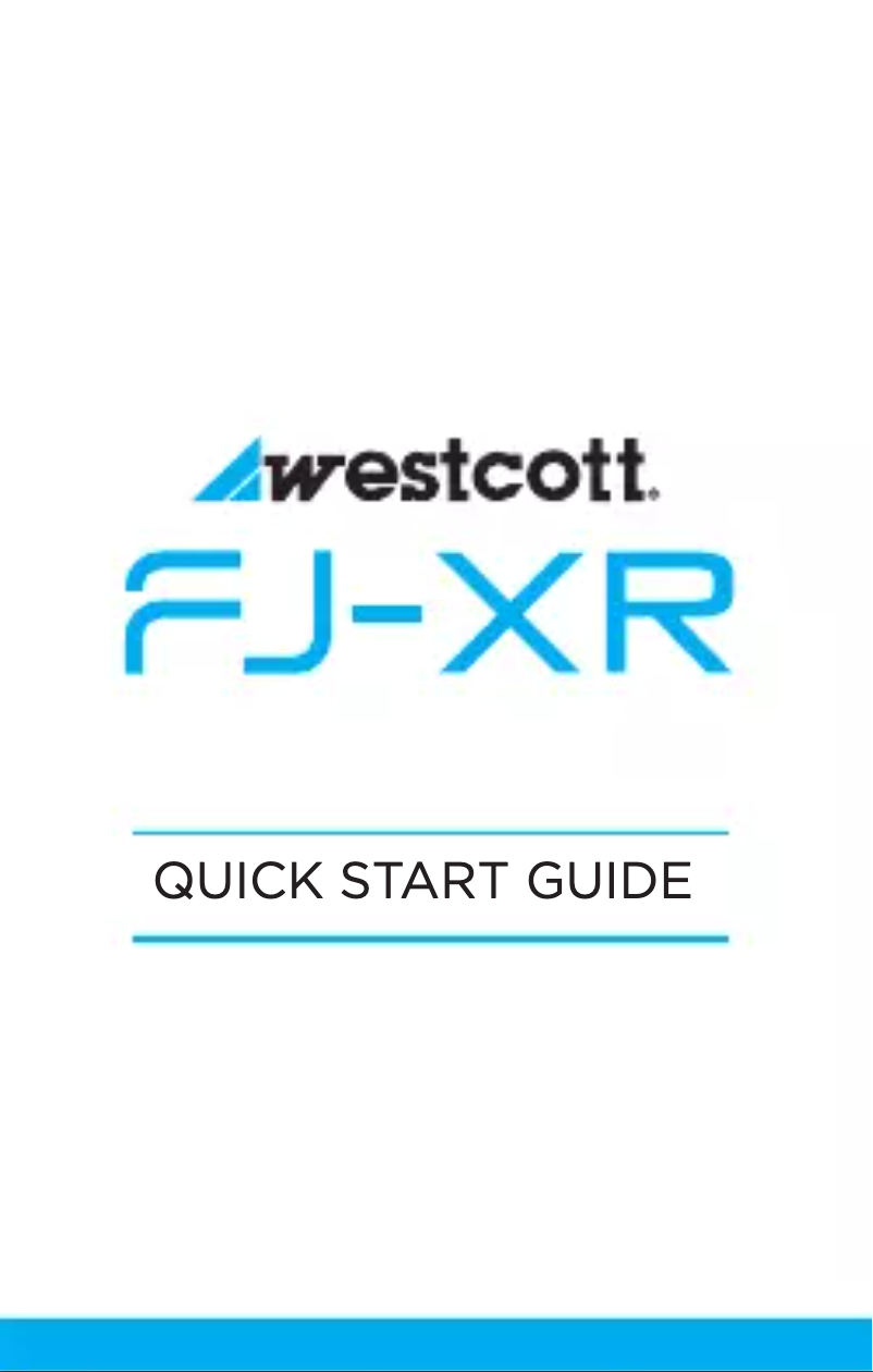Page 1 de la notice Manuel utilisateur Westcott FJ-XR