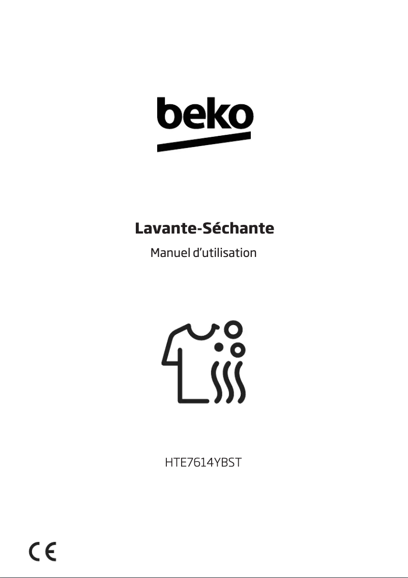 Page 1 de la notice Manuel utilisateur Beko HTE7614YBST