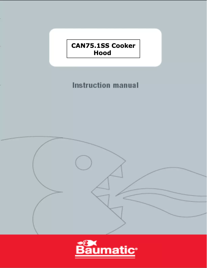 Image de la première page du manuel de l'appareil CAN75.1SS