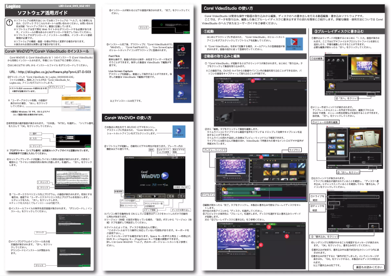Image de la première page du manuel de l'appareil LBD-PVA6U3V