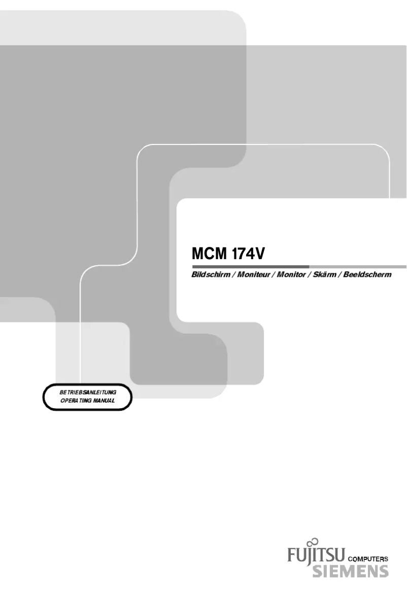 Image de la première page du manuel de l'appareil MCM 174V