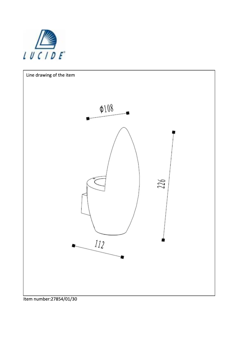 Page 1 de la notice Manuel utilisateur Lucide Eldo