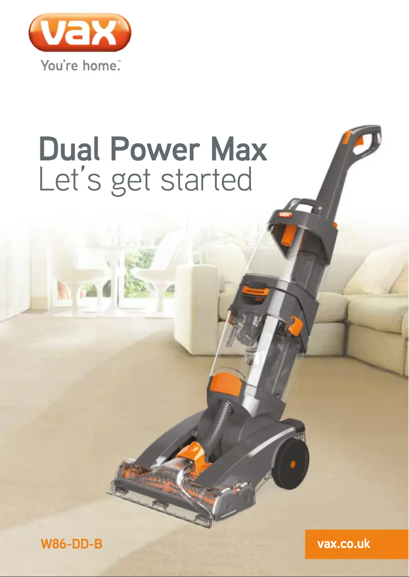 Página 1 del manual Manual de usuario Vax Dual Power Max VRS801