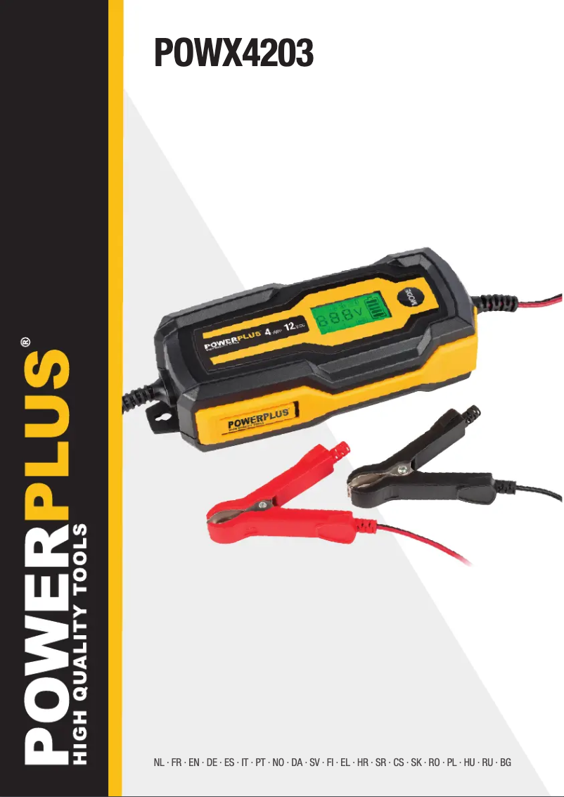 Page 1 de la notice Manuel utilisateur PowerPlus POWX4203