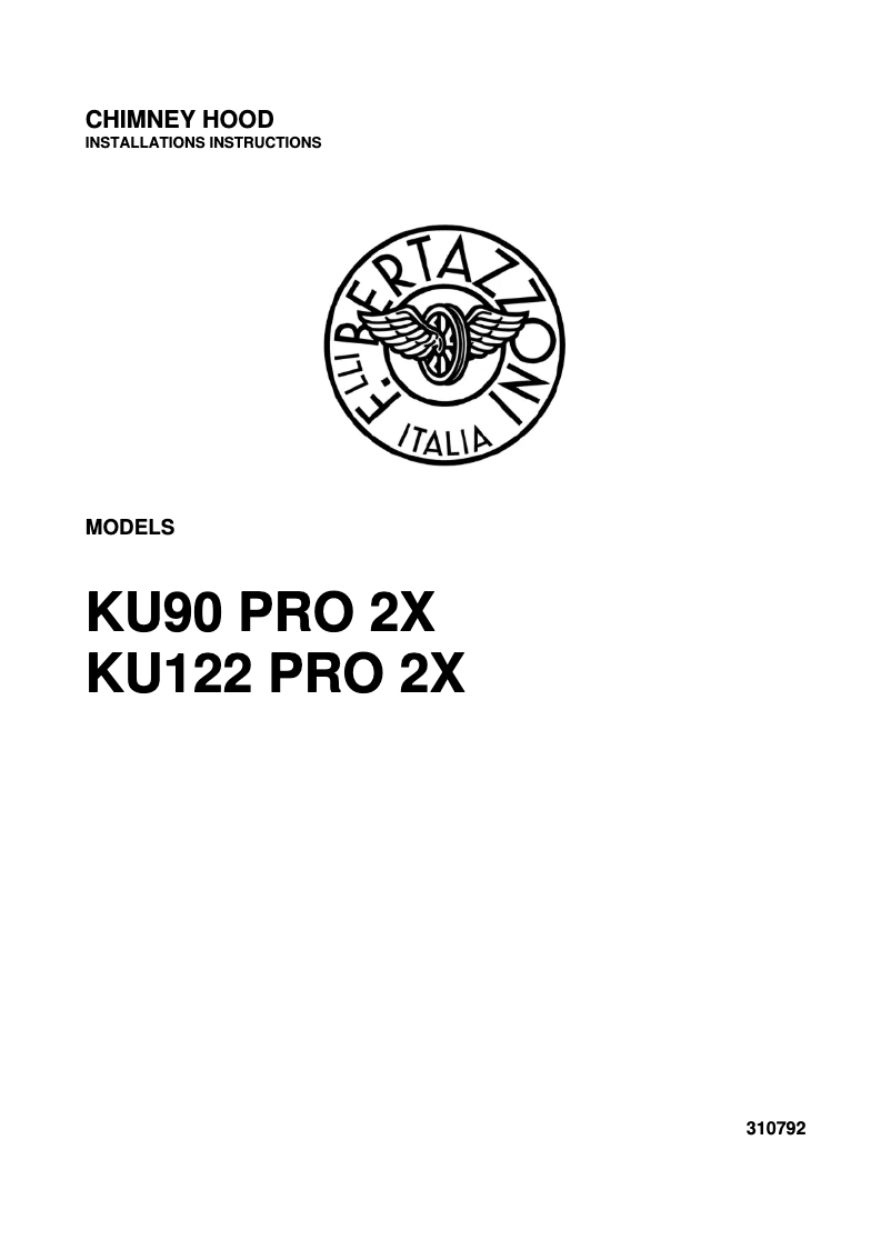 Image de la première page du manuel de l'appareil KU122 PRO 2 X