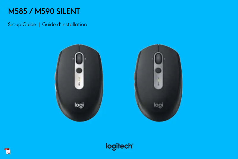Page 1 de la notice Manuel utilisateur Logitech M590